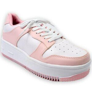 Women's Slam Chunky Sneakers in Pink and White Size 9 NIB